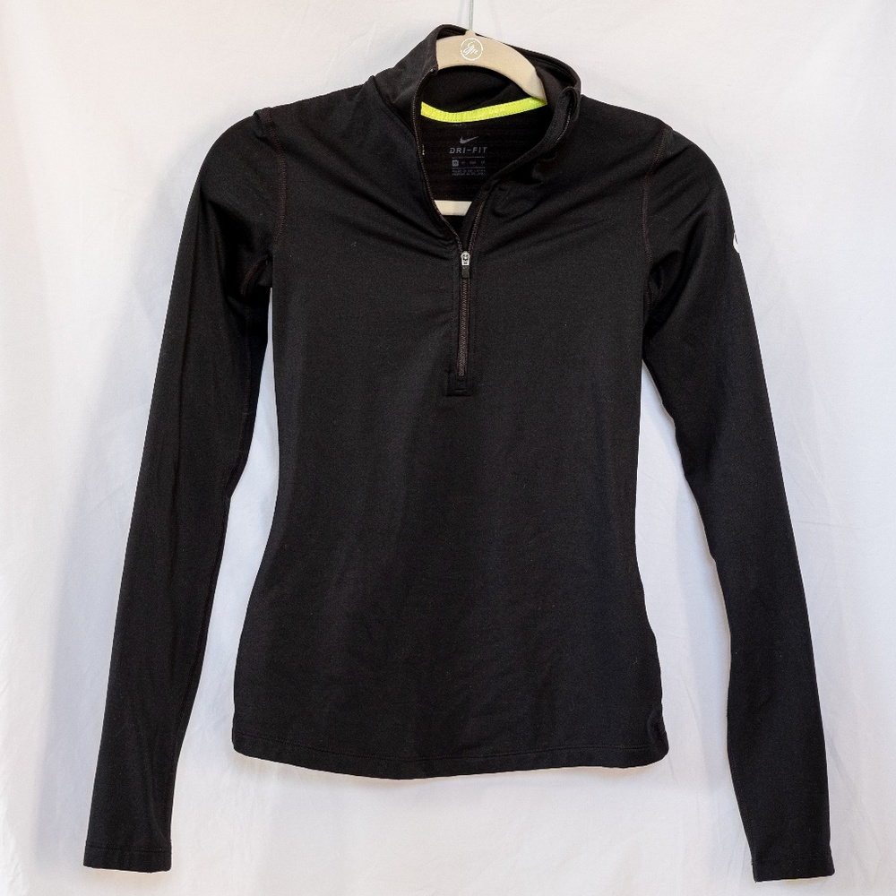 Nike Black Dry-Fit Warm Long Sleeve Pullover